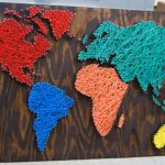 17 Cool Ideas For World Map Wall Art